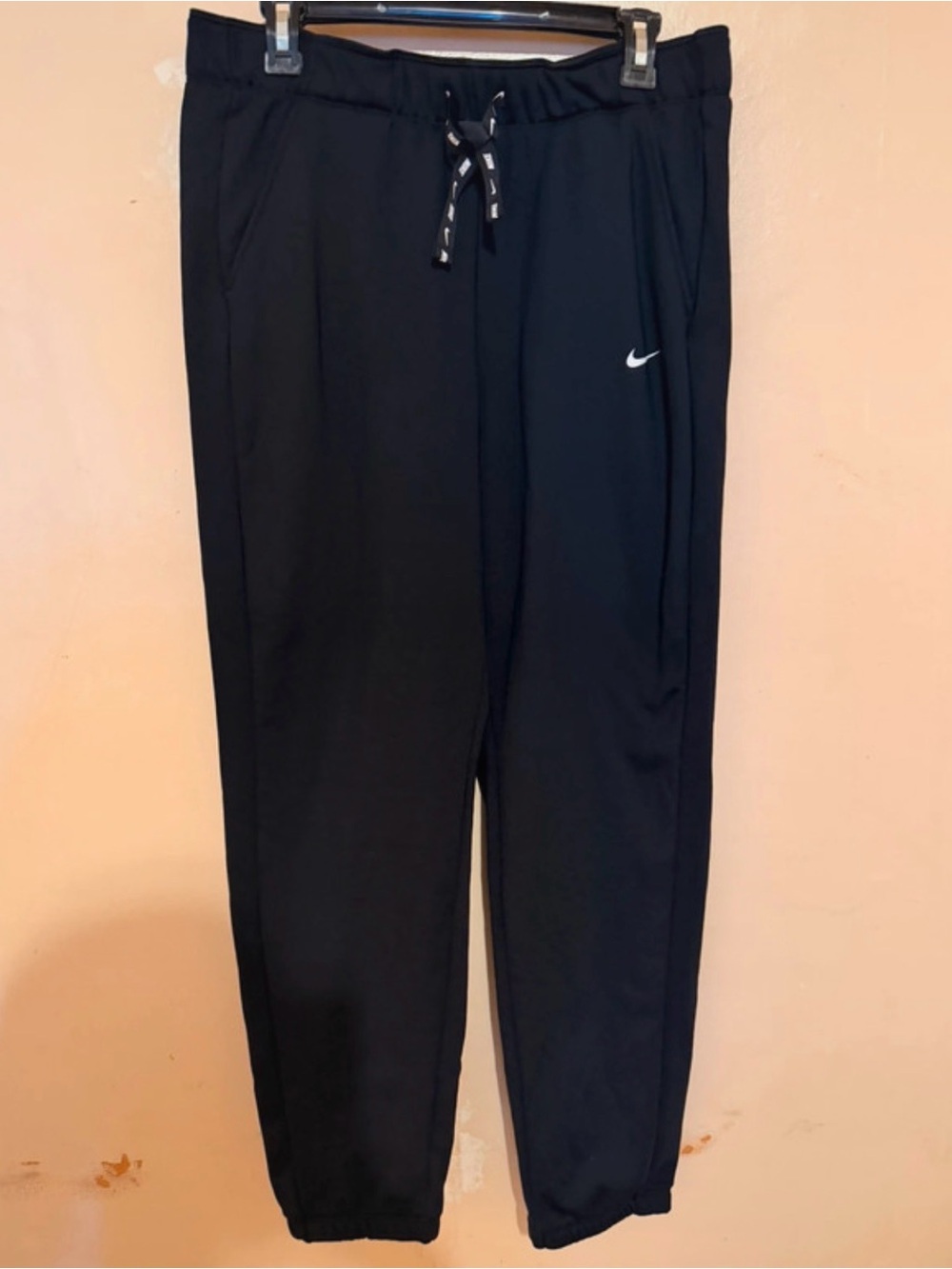 Nike womens Black Drawstring Athletic Pants